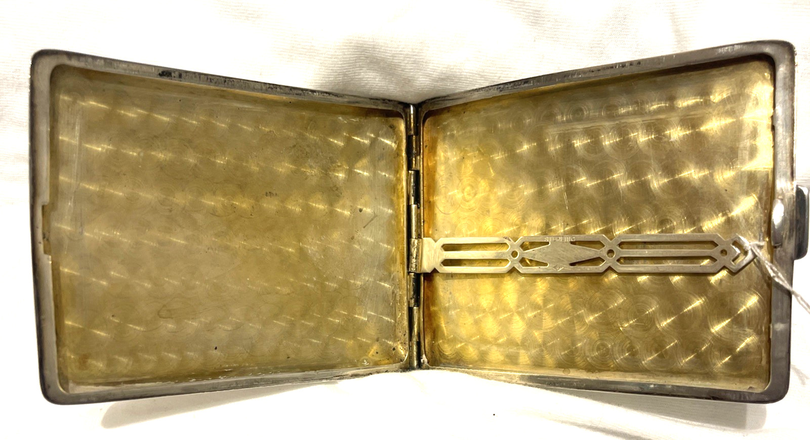 Sterling Silver Cigarette Case ~ 100.1 Grams☚☚☚☚👀