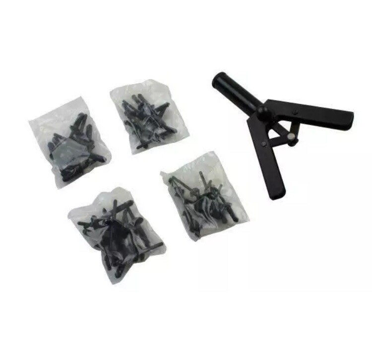 US PRO Tools 41pc Plastic Riveter Tool Set, For Riveting Plastic Rivet NEW 5446
