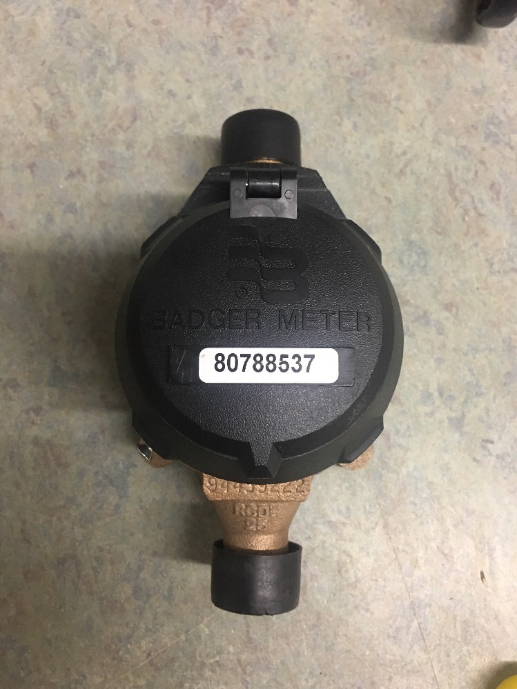 10–Badger 5/8x3/4 M25 Brass Water Meter