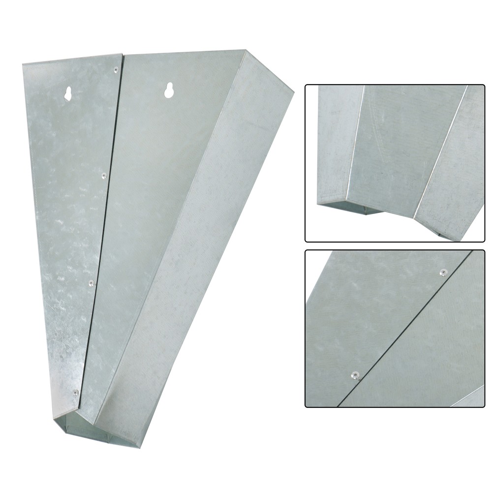 Medium Size Chicken Cone Galvanized Steel Poultry Restraining Cone 8 lbs 1 Pack