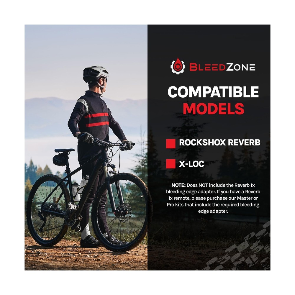 BleedZone Brake Bleed Kit - Compatible with RockShox Standard