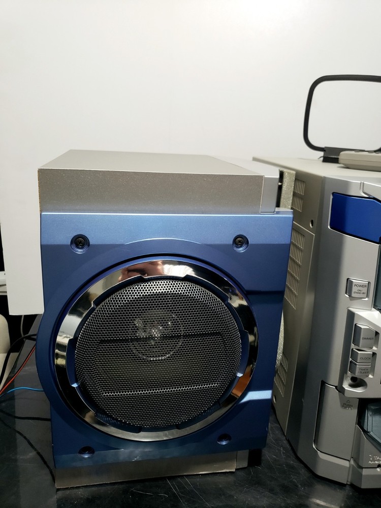 SHARP Mini Component Shelf System - CD-BA300 - Tested, Dual Sided Speakers, READ