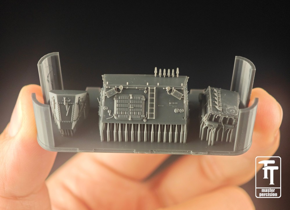 WULA PF2000255 1/200 DECK COMMAND CABIN&FIRE HOSE COMPARTMENT 3D Print （3pcs）