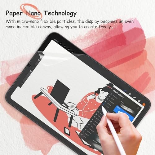 2 Pack Paperfeel Screen Protector Compatible with iPad Mini 5 (2019) & iPad