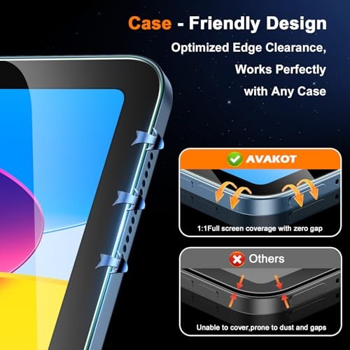 2 Pack Screen 2 Pack for iPad 11th Gen (A16)/10th Gen 2 Pack Glass Screen