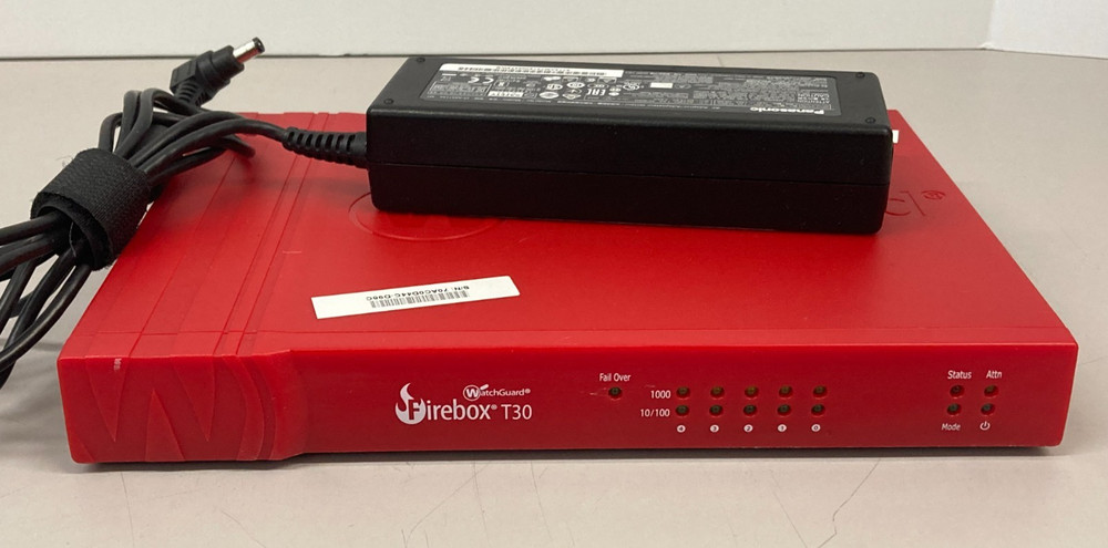 WatchGuard Firebox T30 Firewall Security Appliance HW Model BS3AE5