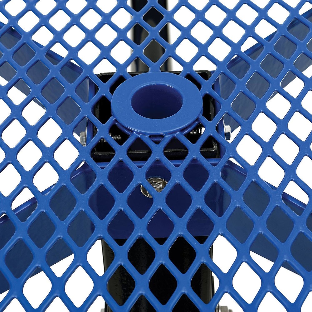 46" Round Picnic Table In-Ground Mount Blue