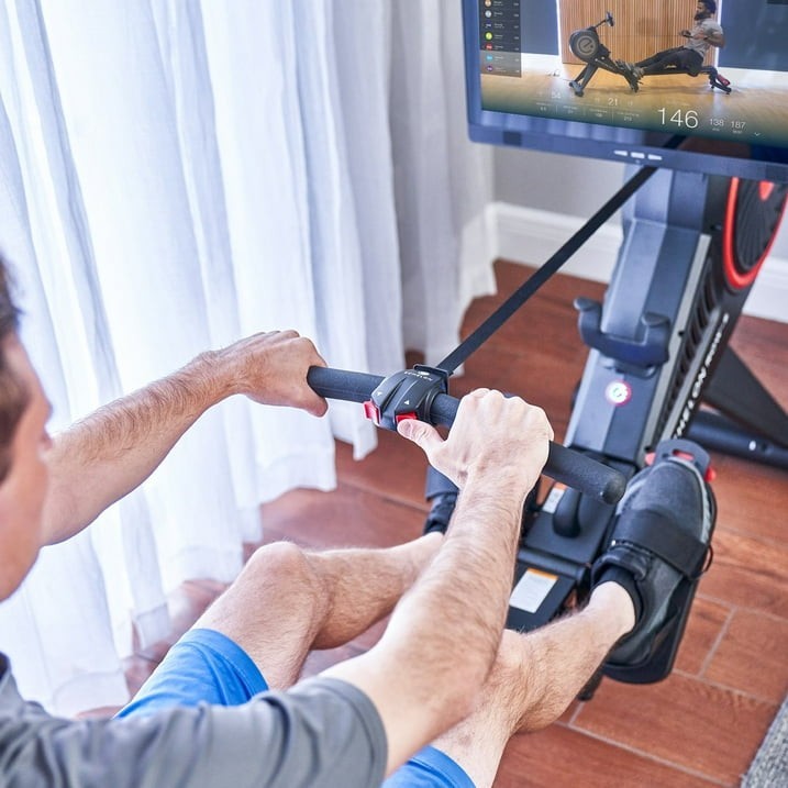Echelon Row-S Indoor Rowing Machine with Rotating HD Touchscreen