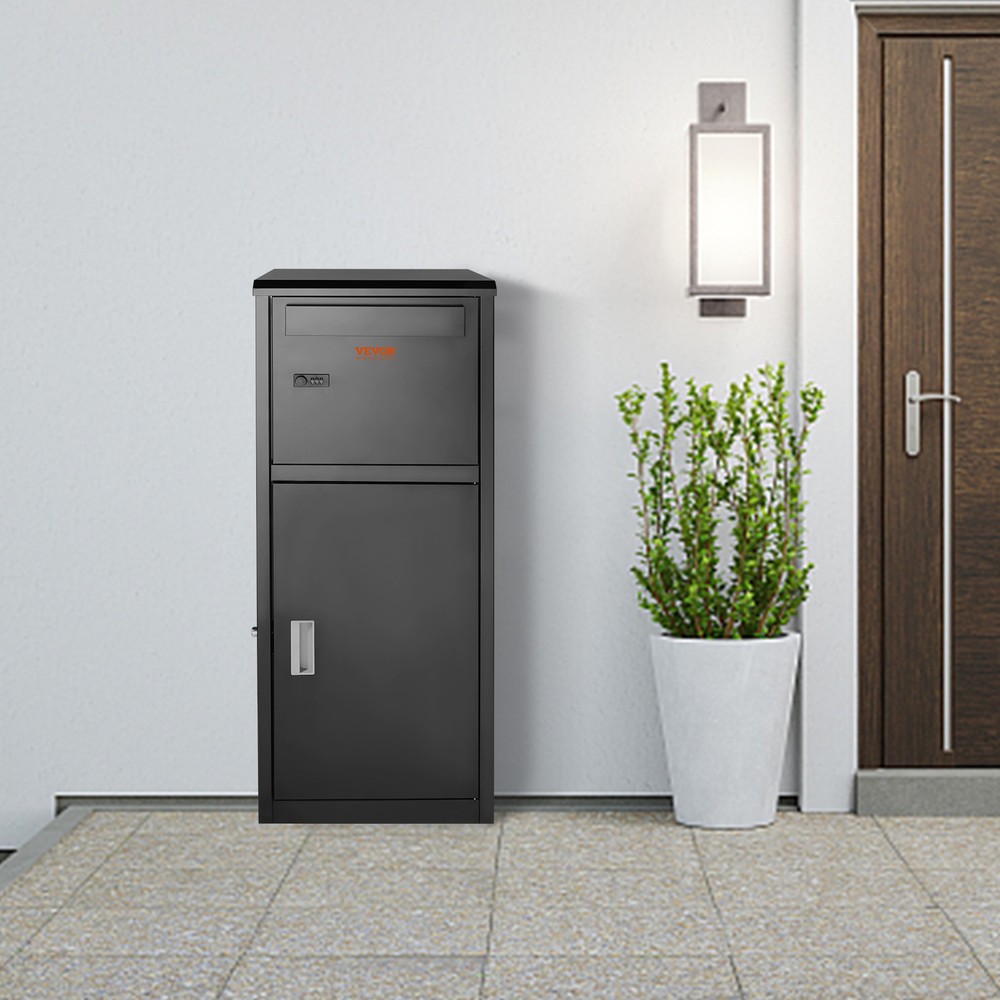 VEVOR Package Delivery Boxes for Outside Delivery Box 16.2"x15.8"x44" Coded Lock