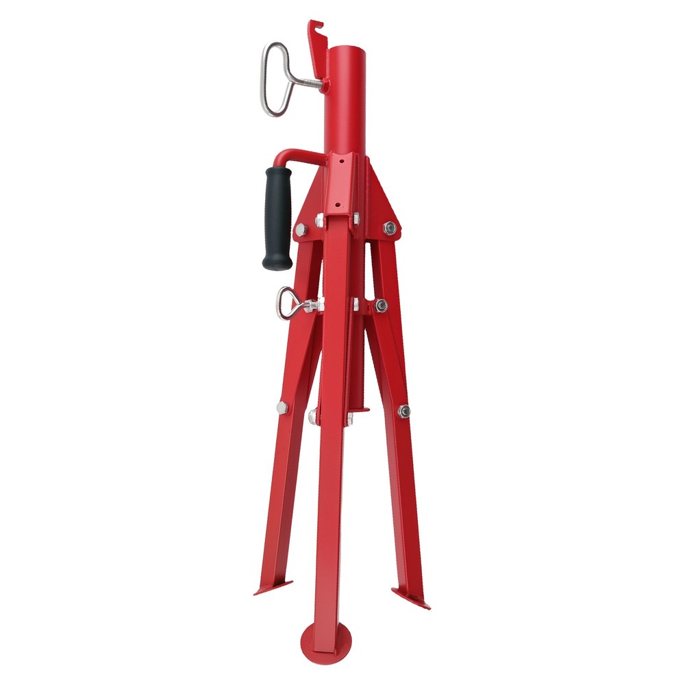 Foldable Steel Roller Stand 2500lbs Capacity Adjustable 27.6-52in Height Base