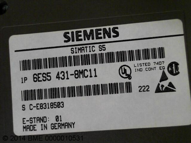 Siemens 115V 6Es5 431-8Mc11 Digital Input