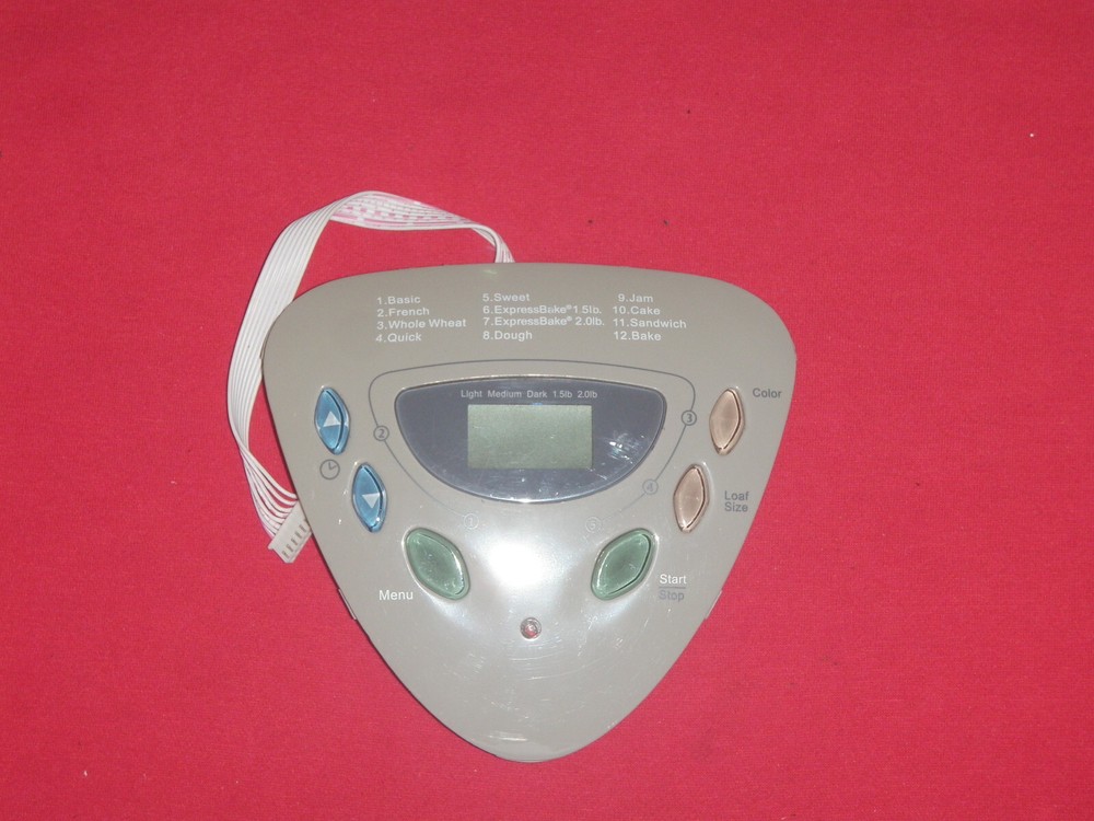 9-pin Control Panel for Sunbeam Bread Maker Machine Model 5891 only