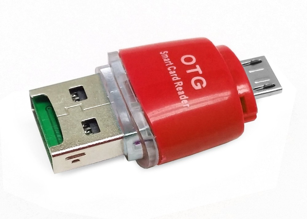 USB OTG Micro SD Card Reader Adapter For Samsung Galaxy S5 S6 Note 5 4 Edge Plus