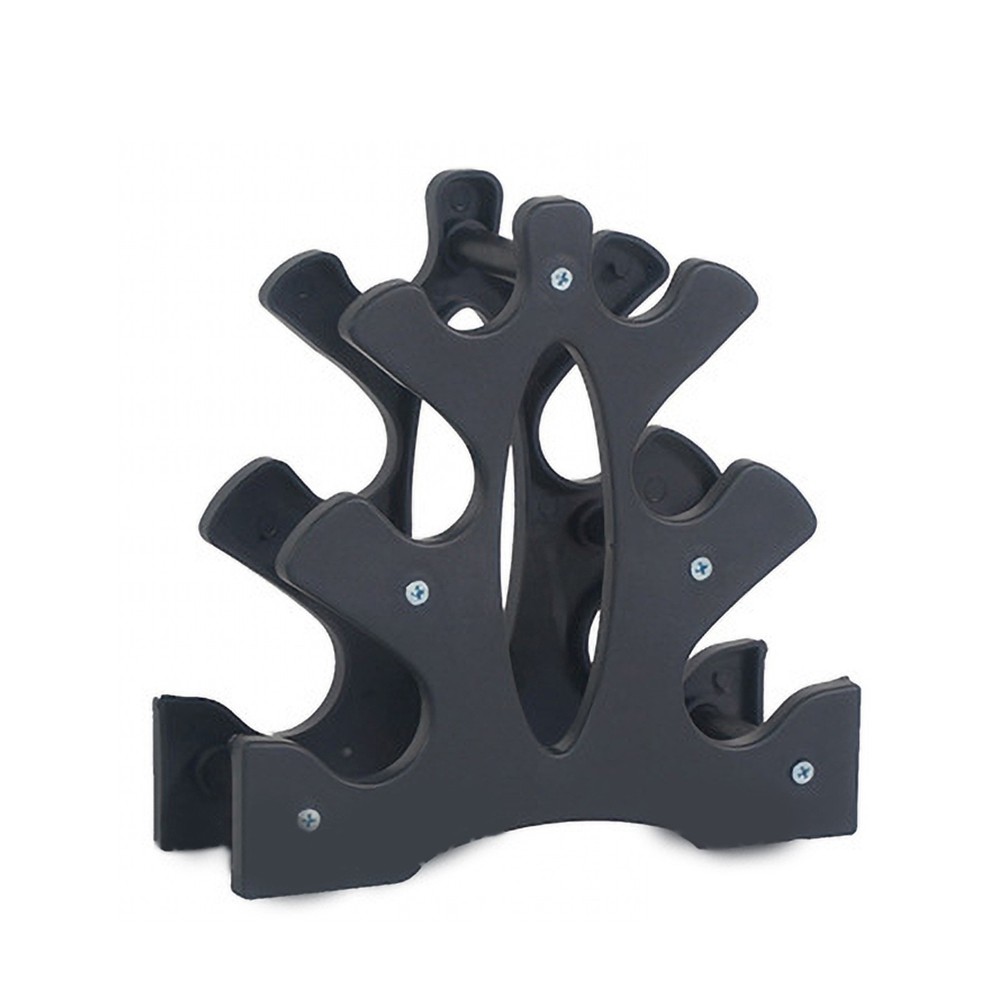 3 Layer Dumbbell Storage Rack Durable PP Material Space Saving Weight Holder
