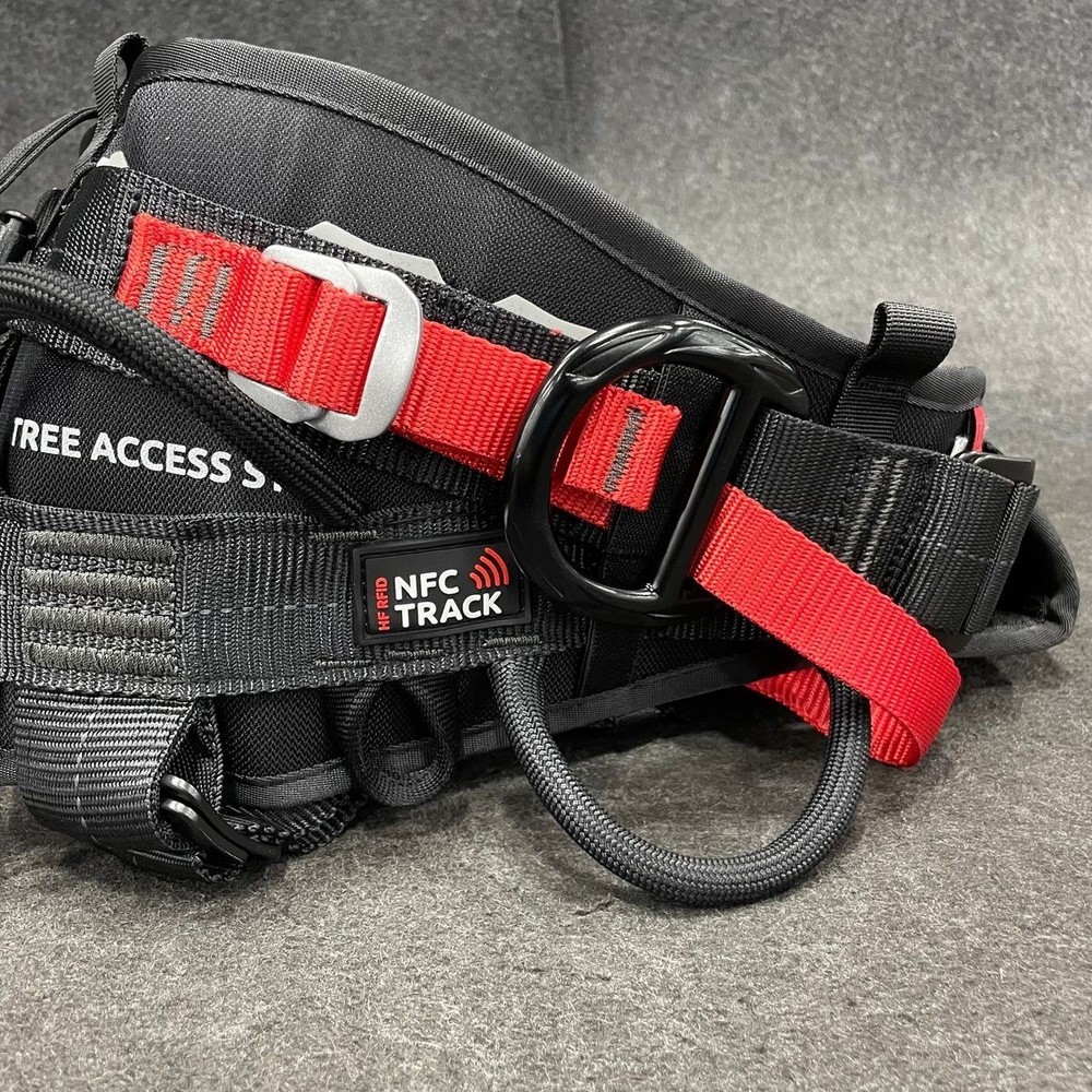 CAMP Tree Access ST Sit Harness Adjustable Size S - L, Black/Red