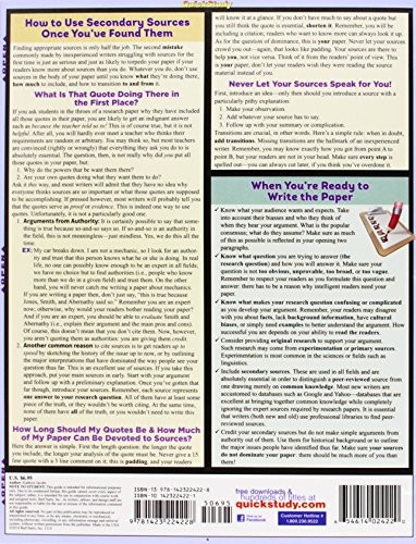 Writing Style & Usage Guide- Compostition (Quick Study Academic)