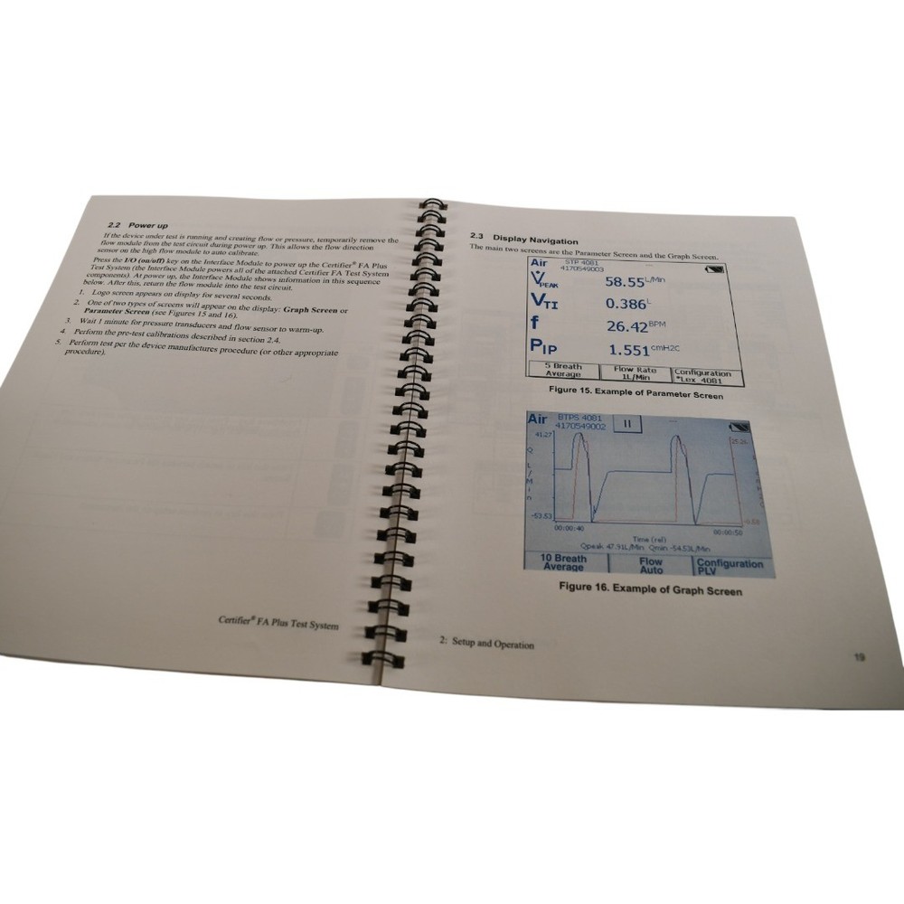 TSI 1980560 Rev. E Certifier FA Plus Test System Manual