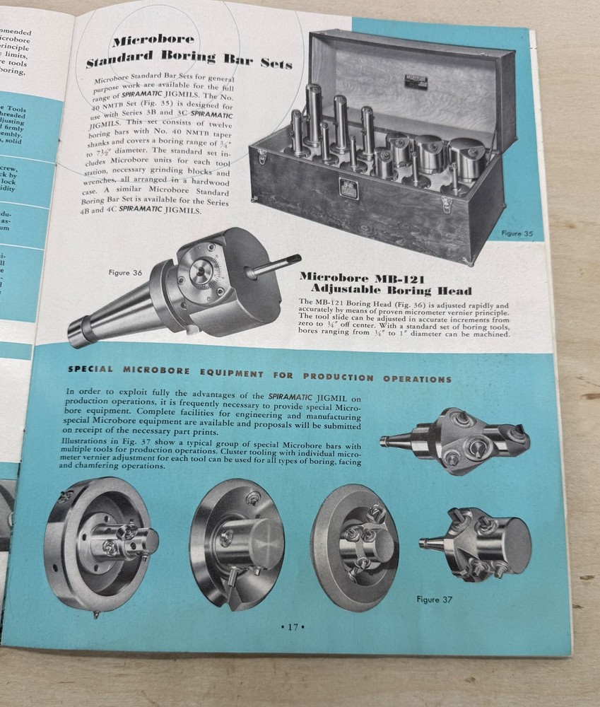 DeVlieg Spiramatic Jigmil Series B & C Brochurel (7193)