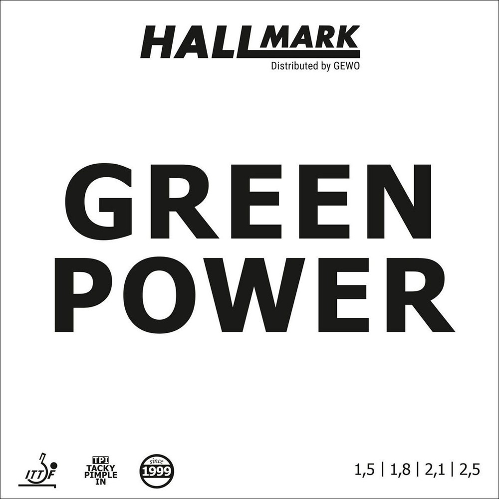 Hallmark Green Power rubber