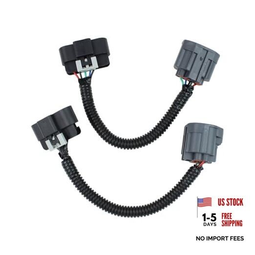 HID to Halogen Headlight Conversion Wiring Harness Connector Adapter Set Front