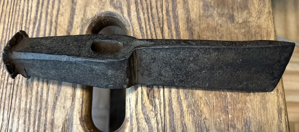Antique Hand Forged Mortise AXE 8x2” Blacksmith Hot Cut Tool