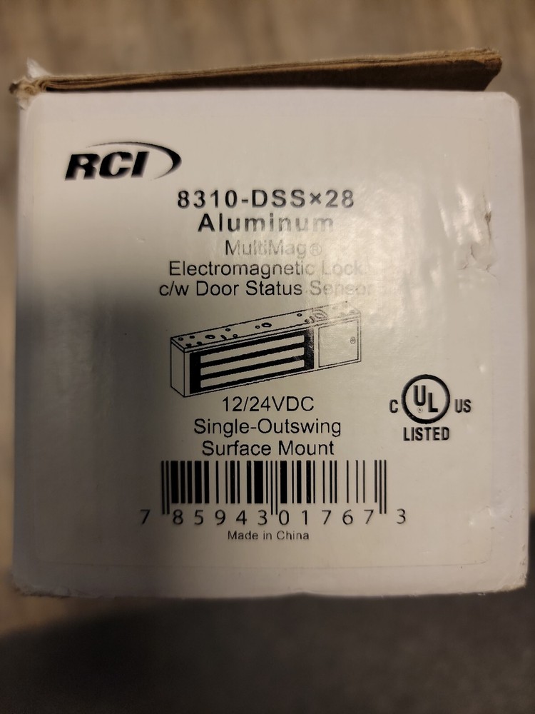 Rutherford Controls RCI 8310 Multimag Electromagnetic Lock