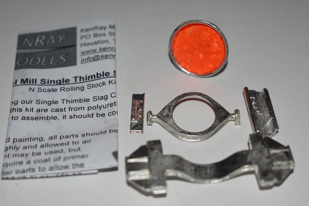 N Scale KR SM017-K Single Thimble Slag Car Kit