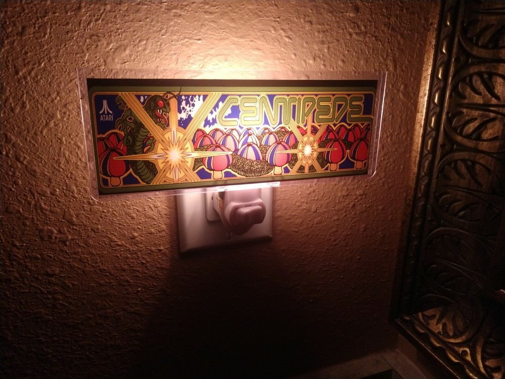 CENTIPEDE Arcade Marquee Night Light