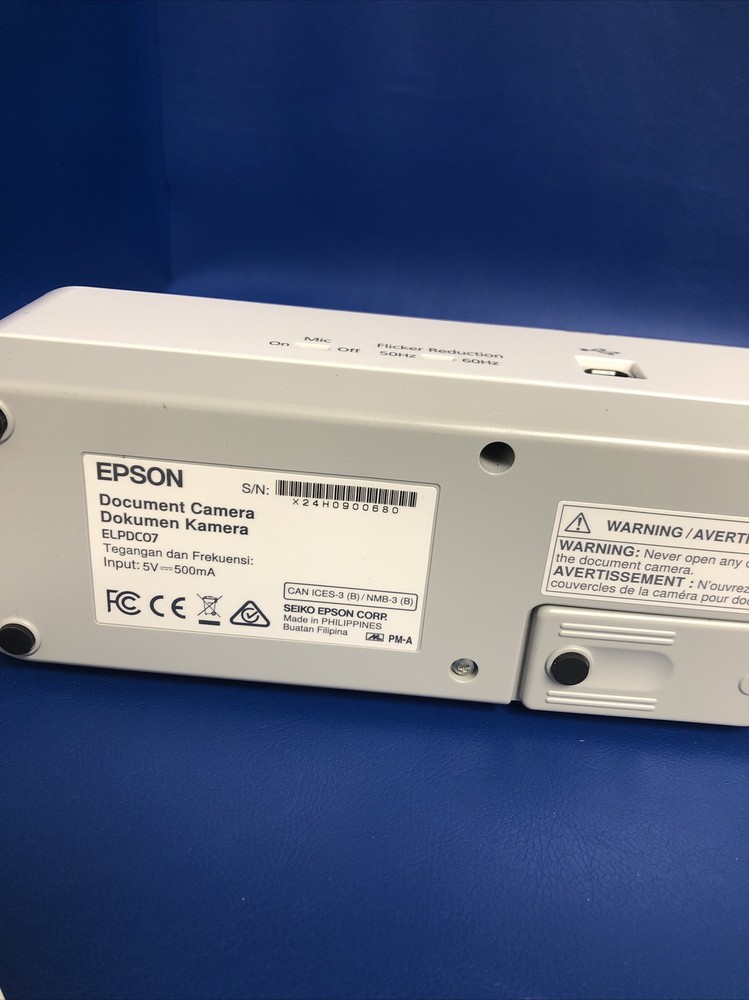 MINT Epson DC-07 Portable, digital zoomUSB connectivity Document Camera