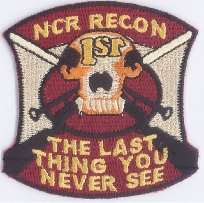 1ST RECON NCR BERET PATCH - GAME57