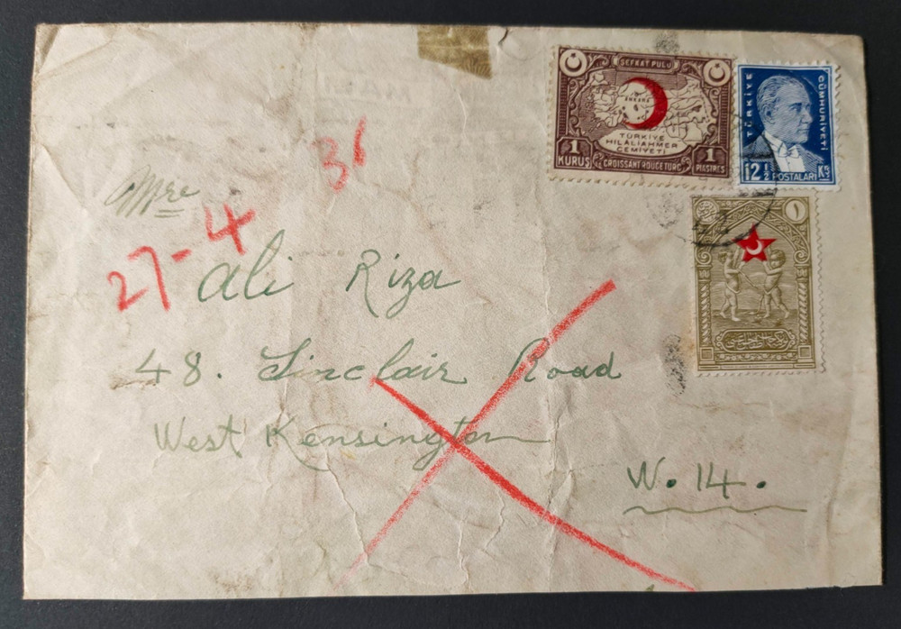 TURKEY 1938 GRUBBY MAIL (JF)
