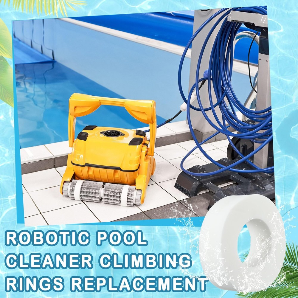 8 Pcs Climbing Rings Replacement Compatible with Maytronics Dolphin Part Robotic