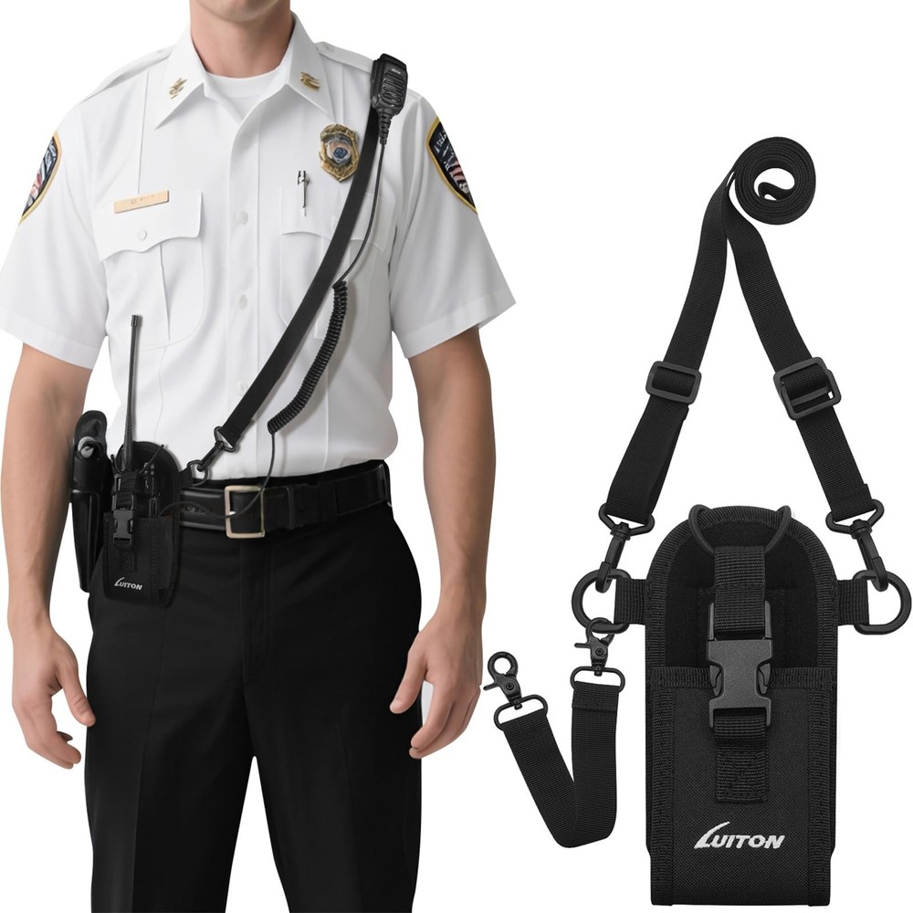 Radio Holster Radio Strap Firefighter Ems Emt Bundle Set Includes Antisway Strap