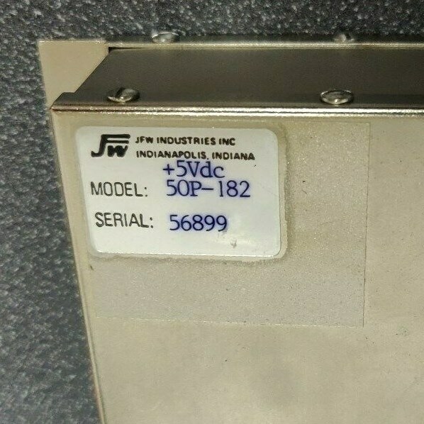 JFW 50P-182 +5VDC Solid-State Programmable Attenuator