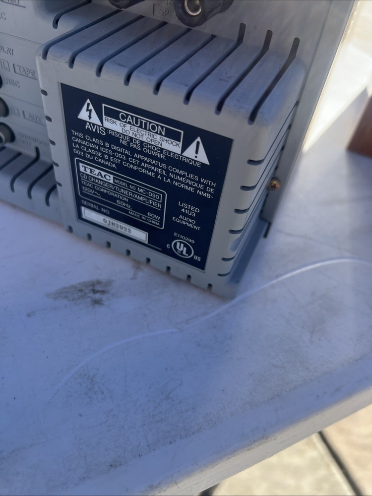 Teac MC-D90/ LS-MC-90 TEAC speakers