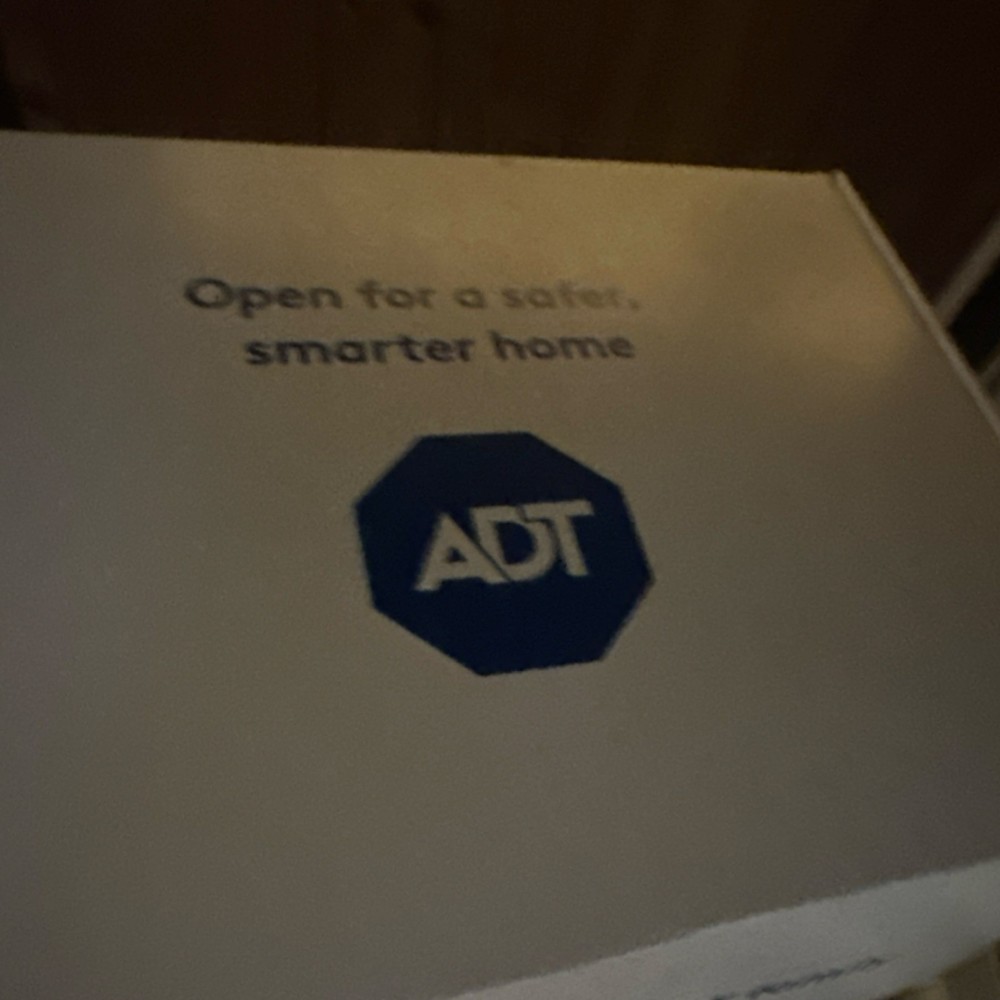 ADT Home Alarm System Box White Smart Security Kit