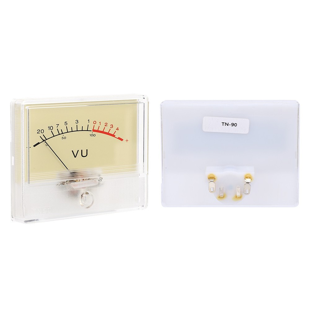 T‑90 DB Amplifier Level VU Meter Header Meter With Light Bulb Audio