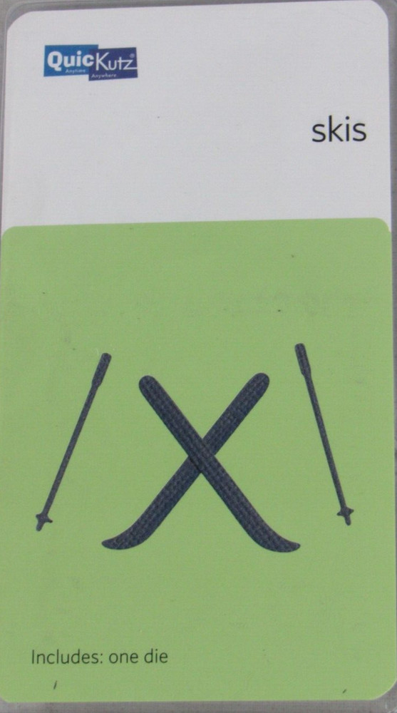QuicKutz Skis 2x2, 1 Cutting Die Set RS-0593