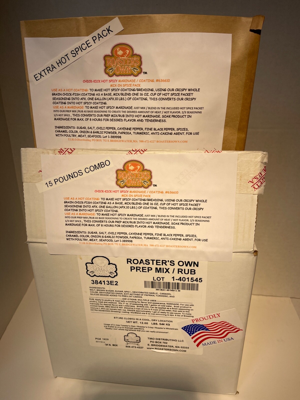 15 lbs. HOT MARINADE SPICE / BRINE FOR BBQ RIBS / CHICKEN / PORK PRESSURE FRYER