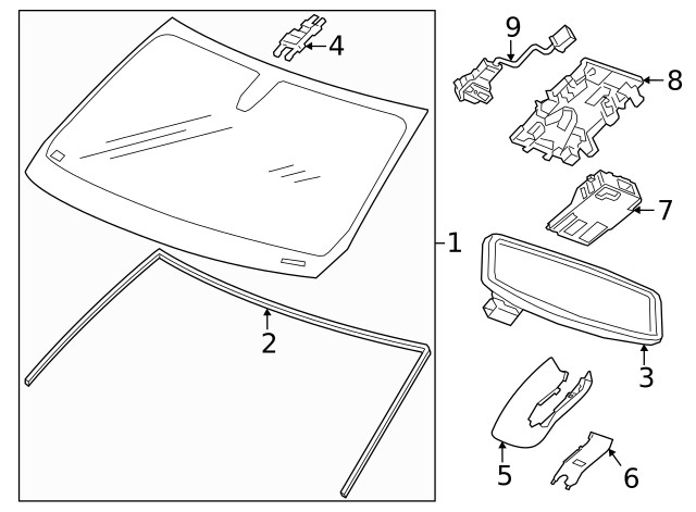 Genuine GM Mirror Cover 84844925