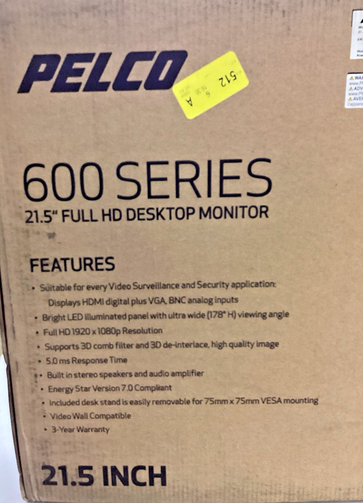 Pelco 600 Series PMCL622