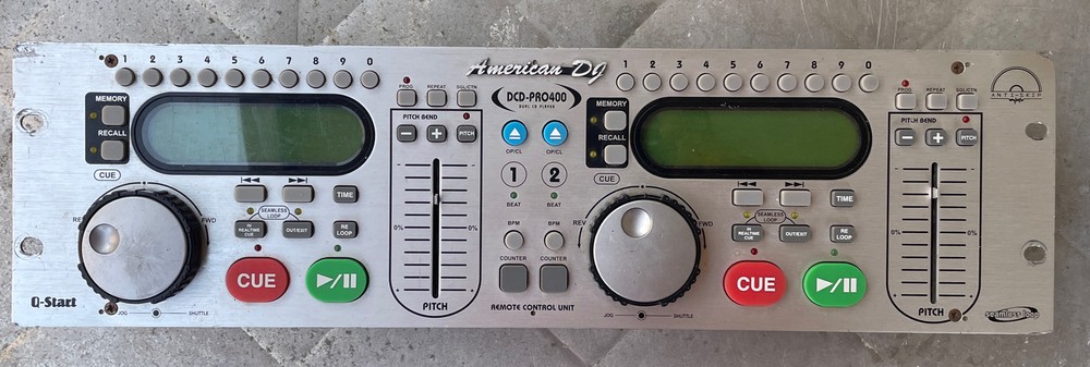 AMERICAN DJ DCD-PRO400 DUAL CD PLAYER REMOTE CONTROL UNIT