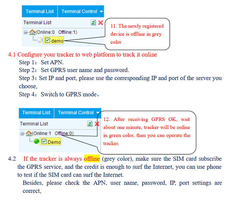 Coban tracker Web platform service fee 10 year Android IOS App for coban