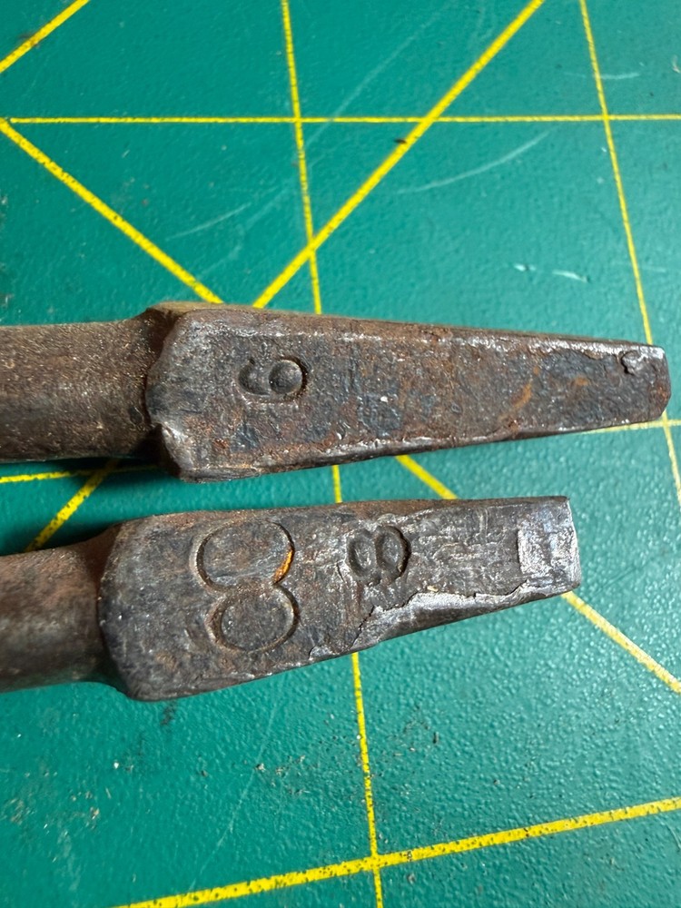 13pc Vintage Carpenter Woodworking Auger Drill Bits Brace & Bit Tip Tools