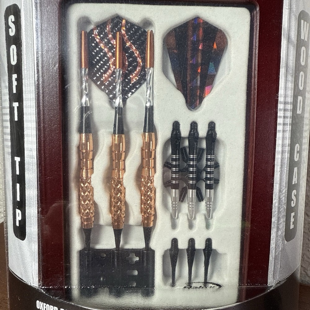 13 GRAMS - HALEX SOFTECH 8000 SOFT TIP DART SET WITH CASE Copper