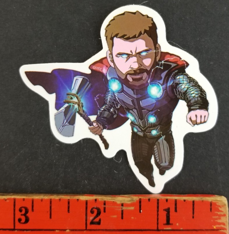Thor Marvel Skateboard Sticker Card