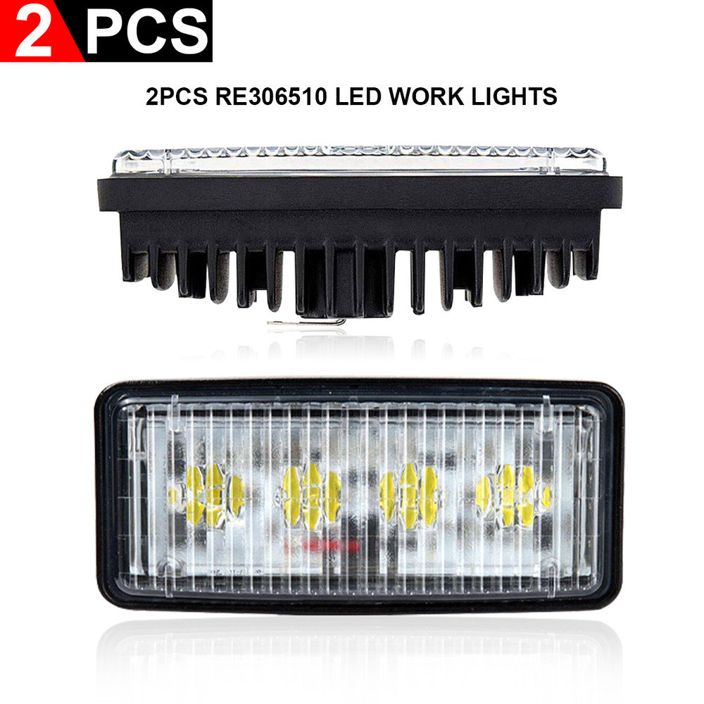 LED Headlight For Deere Tractor lights replace R161288 RE306510 RE37450