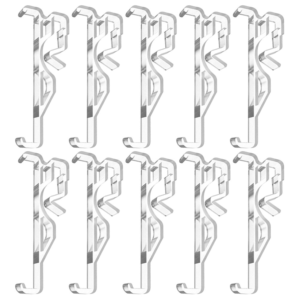 10pcs Replaceable Valance Clips Plastic Blind Clips Blind Clamps Blind Accessory