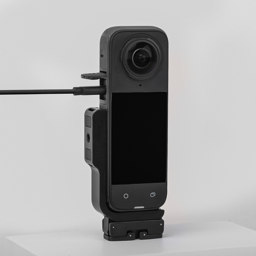 For Insta360 X4 horizontal vertical L-type conversion bracket magnetic adapter