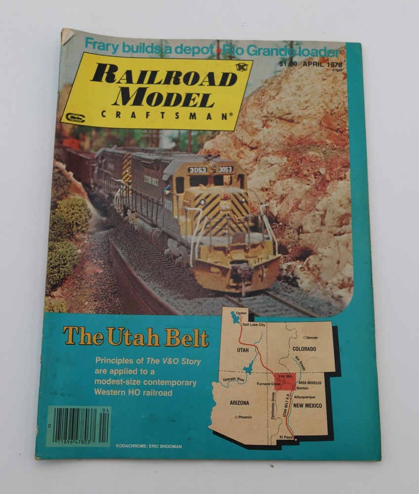 1978 Railroad Model Craftsman Magazines Full Complete Set 12 Issues Good Cond